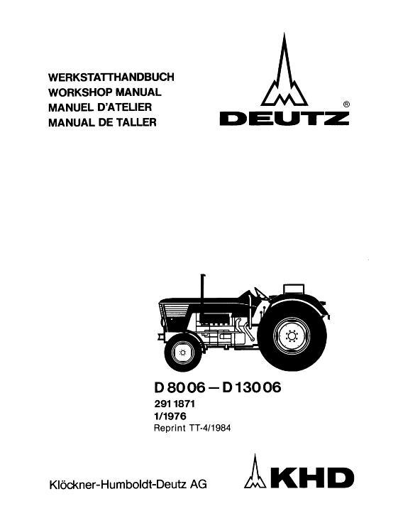 AGCO D8006 D9006 D10006 D13006 Tractor Service Manual 2911871 Multiple