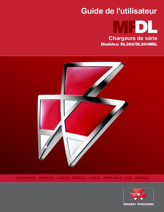 AGCO DL260 DL260MSL Loader Operator Manual 4283480M6 French 1 AGCO DL260 DL260MSL Loader Operator Manual 4283480M6 French
