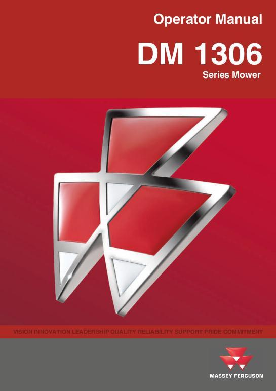 AGCO DM1306 Mower Operator Manual FEL139196 English 1 AGCO DM1306 Mower Operator Manual FEL139196 English