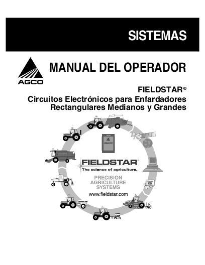 AGCO Fieldstar 1 (large baler) Operator Manual 700722535C Spanish 1 AGCO Fieldstar 1 (large baler) Operator Manual 700722535C Spanish