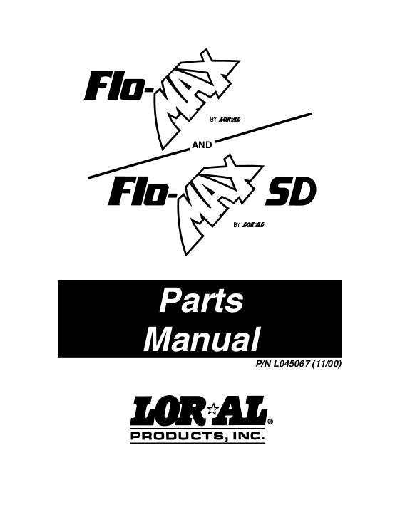 AGCO Flo Max FloMax SD Parts Book L045067A English