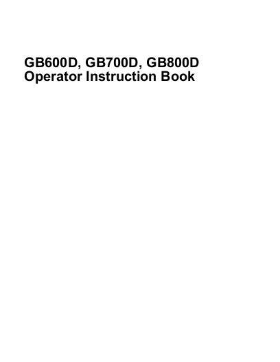AGCO GB600D GB700D GB800D Grader Blade Operator Manual 4283054M1 English 1 AGCO GB600D GB700D GB800D Grader Blade Operator Manual 4283054M1 English
