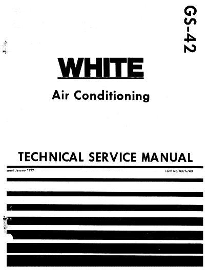 AGCO GS-42 GS42 Air Conditioning (tractor combine) Service Manual 432574B English