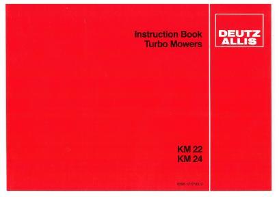 AGCO KM22 KM24 DrumMower Operator Manual 2951217 English 1 AGCO KM22 KM24 DrumMower Operator Manual 2951217 English