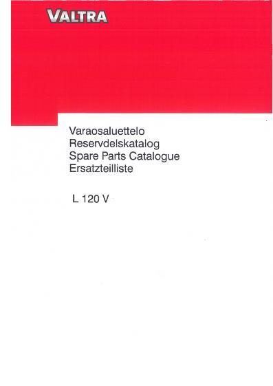 AGCO L120V Tractor Parts Book V39063571 English