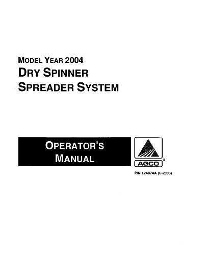 AGCO L2020G4 L3020G4 RoGator (system, 2004) Operator Manual AG124874 English 1 AGCO L2020G4 L3020G4 RoGator (system, 2004) Operator Manual AG124874 English