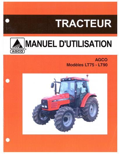 AGCO LT75 Speedshift, LT90 Speedshift Operator Manual 3378540M1 French
