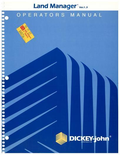 AGCO Land Manager (version 1.3) Operator Manual AG060256 English 1 AGCO Land Manager (version 1.3) Operator Manual AG060256 English