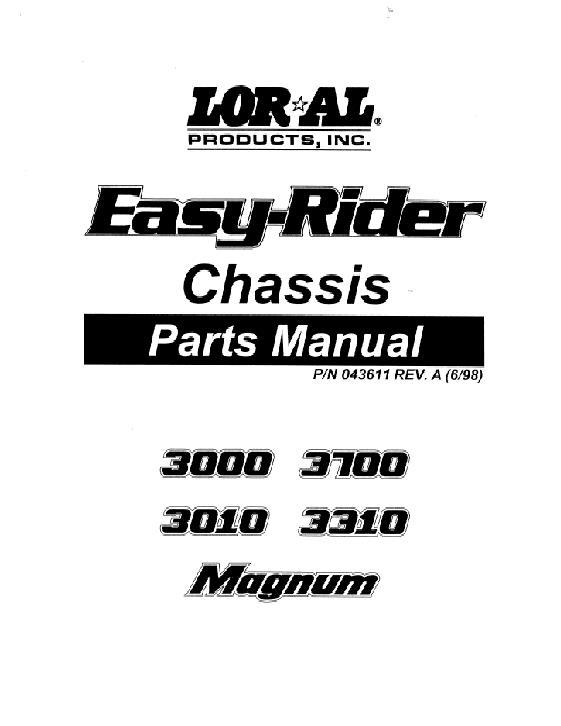 AGCO MANUAL PARTS, IH CHASSI Parts Book L043611 English