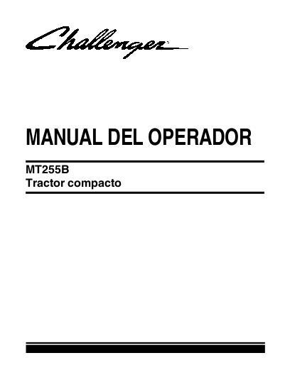 AGCO MT255B Compact Tractor Operator Manual 79024135B Spanish