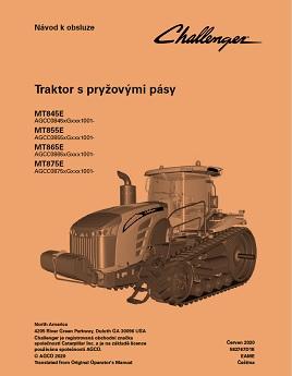 AGCO MT845E MT855E MT865E MT875E Tractor (CE, tier 4) Operator Manual 582767D1E Czech