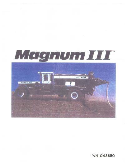 AGCO Magnum 3 Applicator Parts Book L043650 English