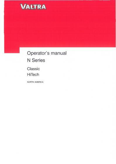 AGCO N Series Tractor (Classic and HiTech) Operator Manual V39837221 English