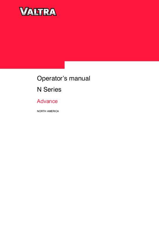 AGCO N111eLS N121LS N141LS Advanced Tractors Operator Manual V39838225 English