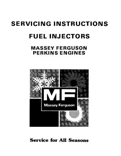 AGCO Perkins Fuel Injection System (service information) Service Manual 1448481M1 English