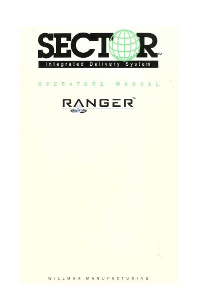 AGCO Ranger Sector (GPS) Precison Farming System Operator Manual WRP0404 English