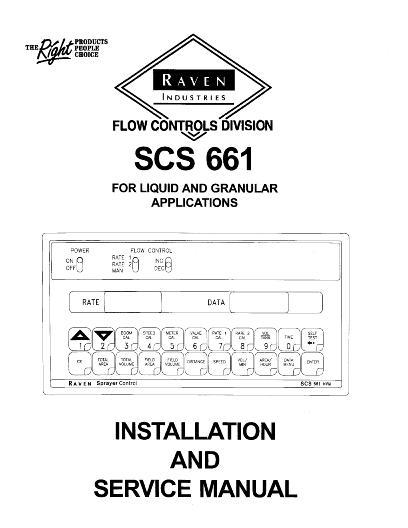AGCO SCS660 SCS661 Raven (monitor) Service Manual AG524243 English