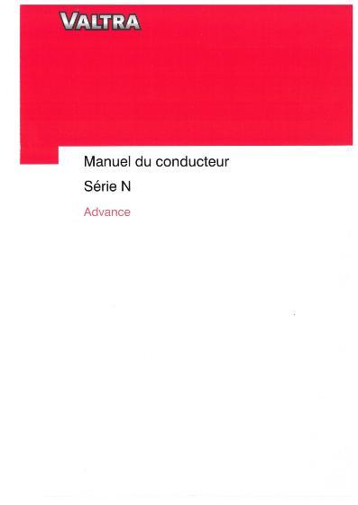 AGCO Serie N Tracteur (Advance) Operator Manual V39838311 French