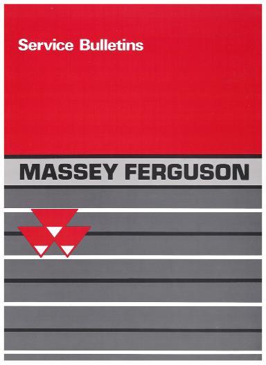 AGCO Service Bulletin Binder Inserts Service Manual 1449262M1 English