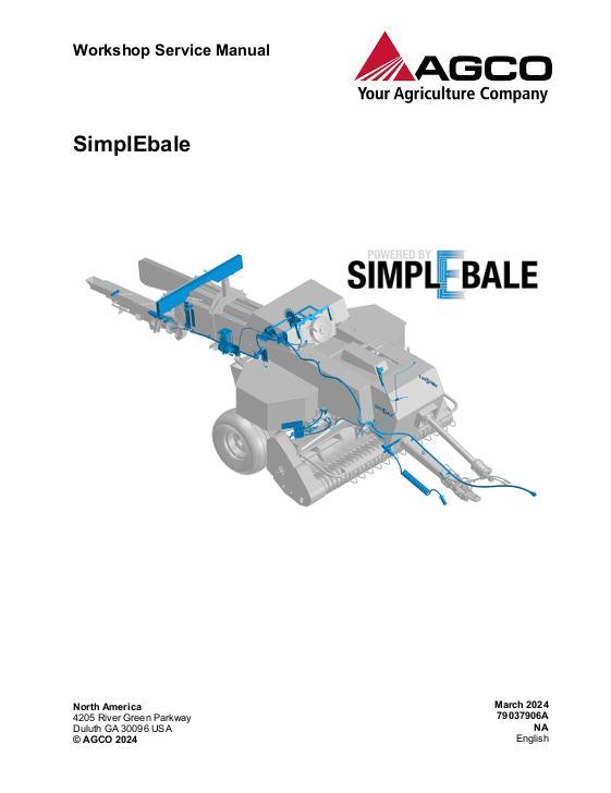 AGCO SimplEbale Service Manual 79037906A English
