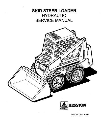AGCO Skid Steer Loader (hydraulic) Service Manual 79016254 English