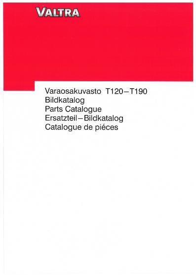 AGCO T120 - T190 Tractor (prior sn N27XXX) Parts Book V39567571 English