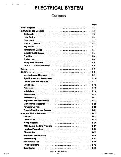 AGCO Tractor Electrical System (section E) Service Manual 79004670 English