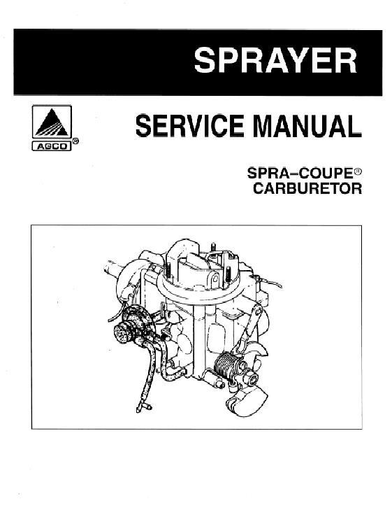 AGCO Volkswagon Industrial Engine Carburetor (026.2 gas) Service Manual 79018013 English