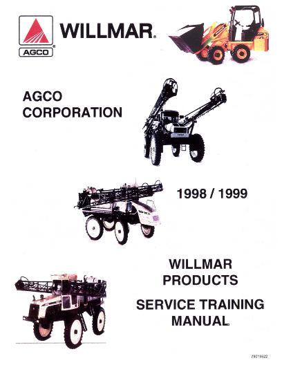 AGCO Willmar Product (service training, 1998-99) Service Manual 79019522 English