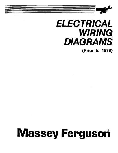 AGCO Wiring Diagrams (prior to 1979) Service Manual 1448797M1 English