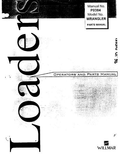 AGCO Wrangler Loader (JD diesel, 1996) Parts Book WRP0384 English