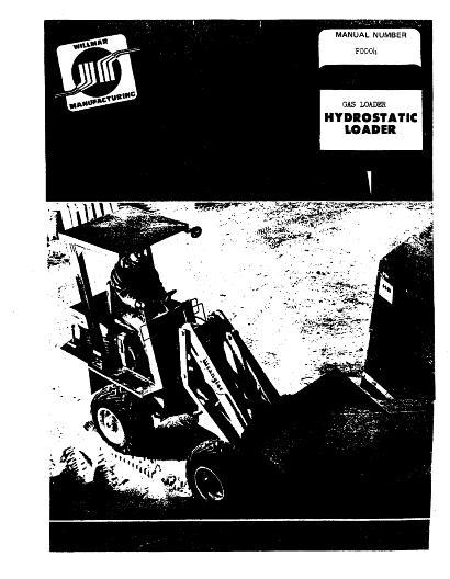AGCO Wrangler Loader (gas, hydrostatic, 1980) Operator Manual WRP0004 English
