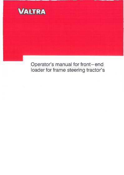 AGCO X100 X105 X110 Tractor Operator Manual V39807211 English
