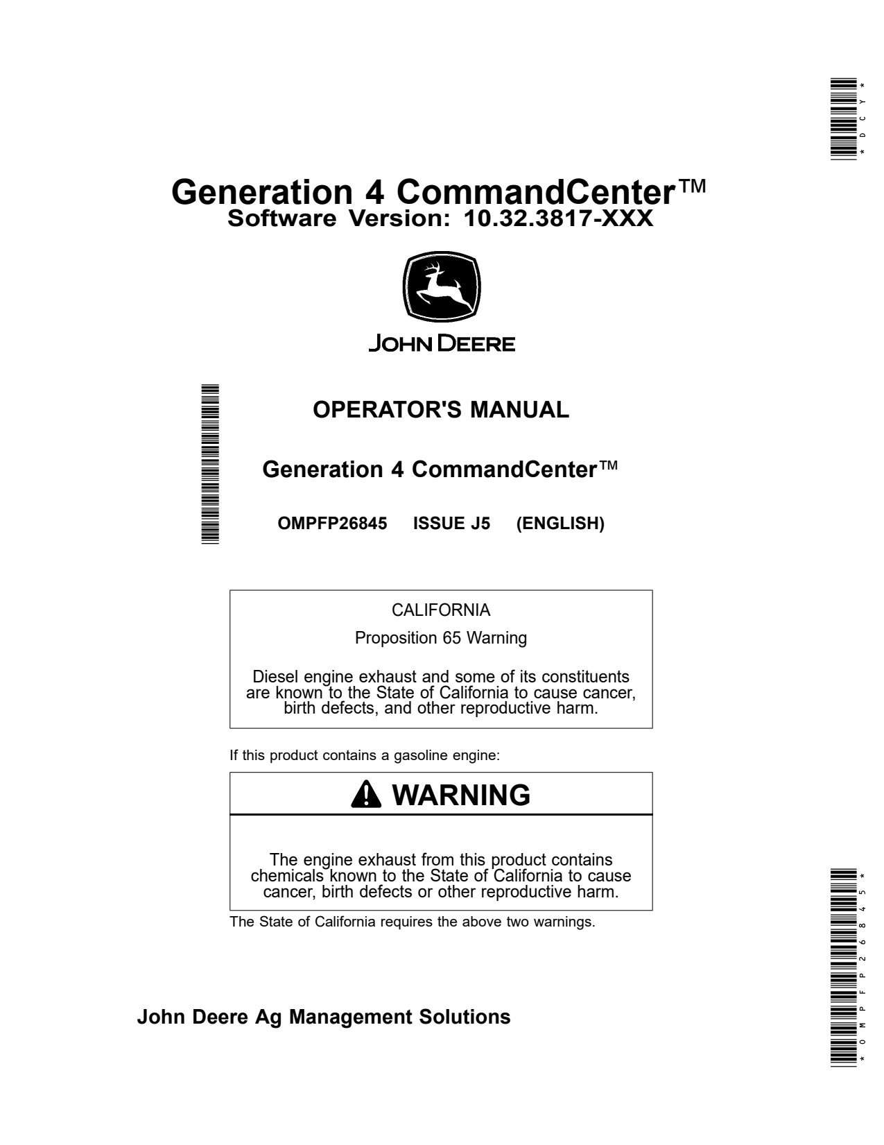 John Deere 10 32 3817 Precision Ag Electronics Operator Manual OMPFP26845 1 John Deere 10 32 3817 Precision Ag Electronics Operator Manual OMPFP26845