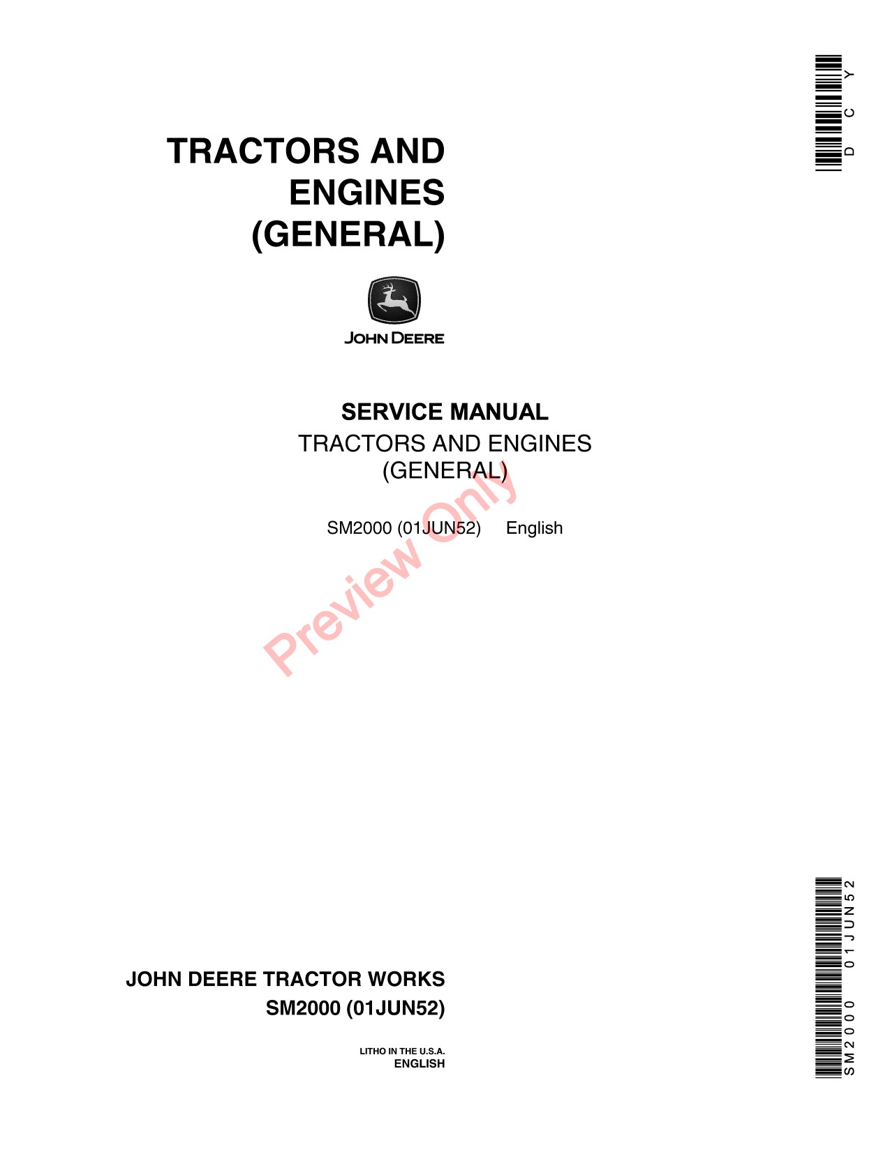 John Deere 40 420 430 435 A AH AO AR B BR D G GH GP L LA LI DI H BO P AOS Older Tractor Technical Manual SM2000 1 John Deere 40 420 430 435 A AH AO AR B BR D G GH GP L LA LI DI H BO P AOS Older Tractor Technical Manual SM2000