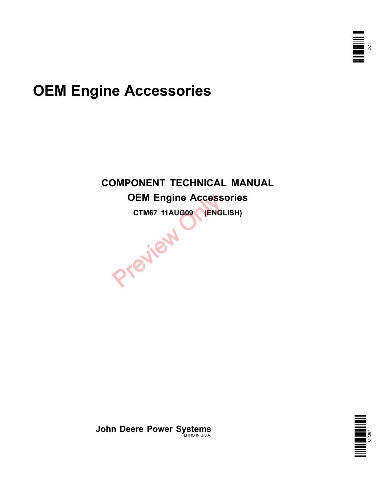 John Deere 4420 4425 4435 7700 7720 Components 4039 4239 8955 6076 7450 2755 4455 4650 4755 4955 7800 8.1L OEM Engine Component Technical Manual CTM67 1 John Deere 4420 4425 4435 7700 7720 Components 4039 4239 8955 6076 7450 2755 4455 4650 4755 4955 7800 8.1L OEM Engine Component Technical Manual CTM67
