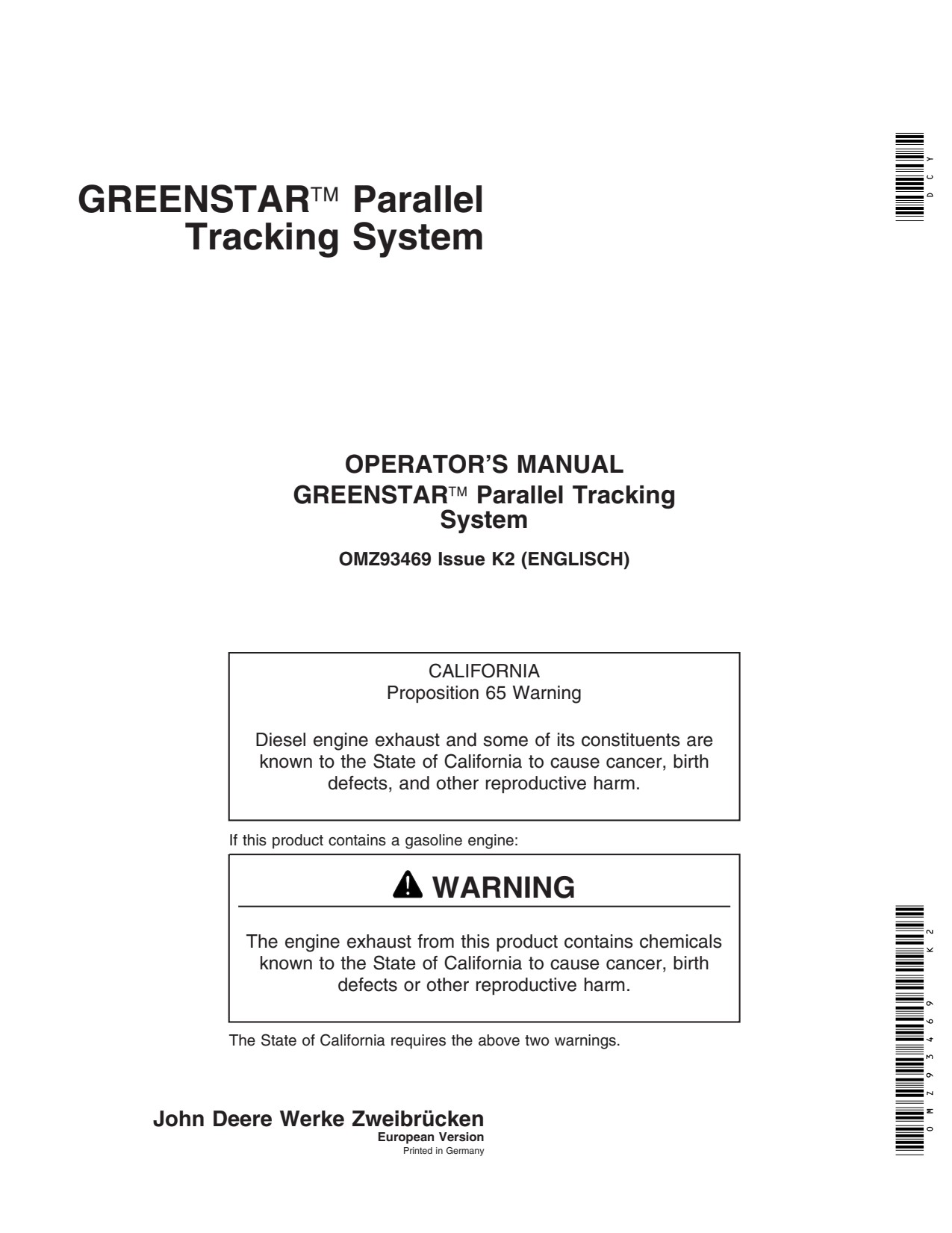 John Deere AMS GreenStar Precision Ag Electronics Operator Manual OMZ93469 1 John Deere AMS GreenStar Precision Ag Electronics Operator Manual OMZ93469
