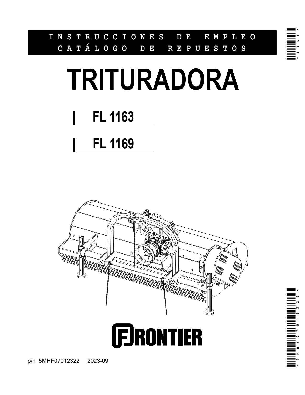John Deere FL1163 FL1169 Flail Mower Operator Manual 5MHF07012322 ES 1 John Deere FL1163 FL1169 Flail Mower Operator Manual 5MHF07012322 ES