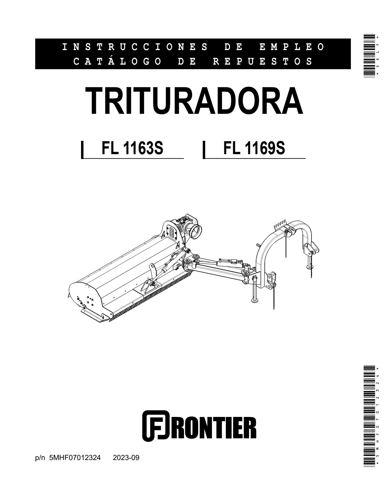 John Deere FL1163S FL1169S Flail Mower Operator Manual 5MHF07012324 ES 1 John Deere FL1163S FL1169S Flail Mower Operator Manual 5MHF07012324 ES