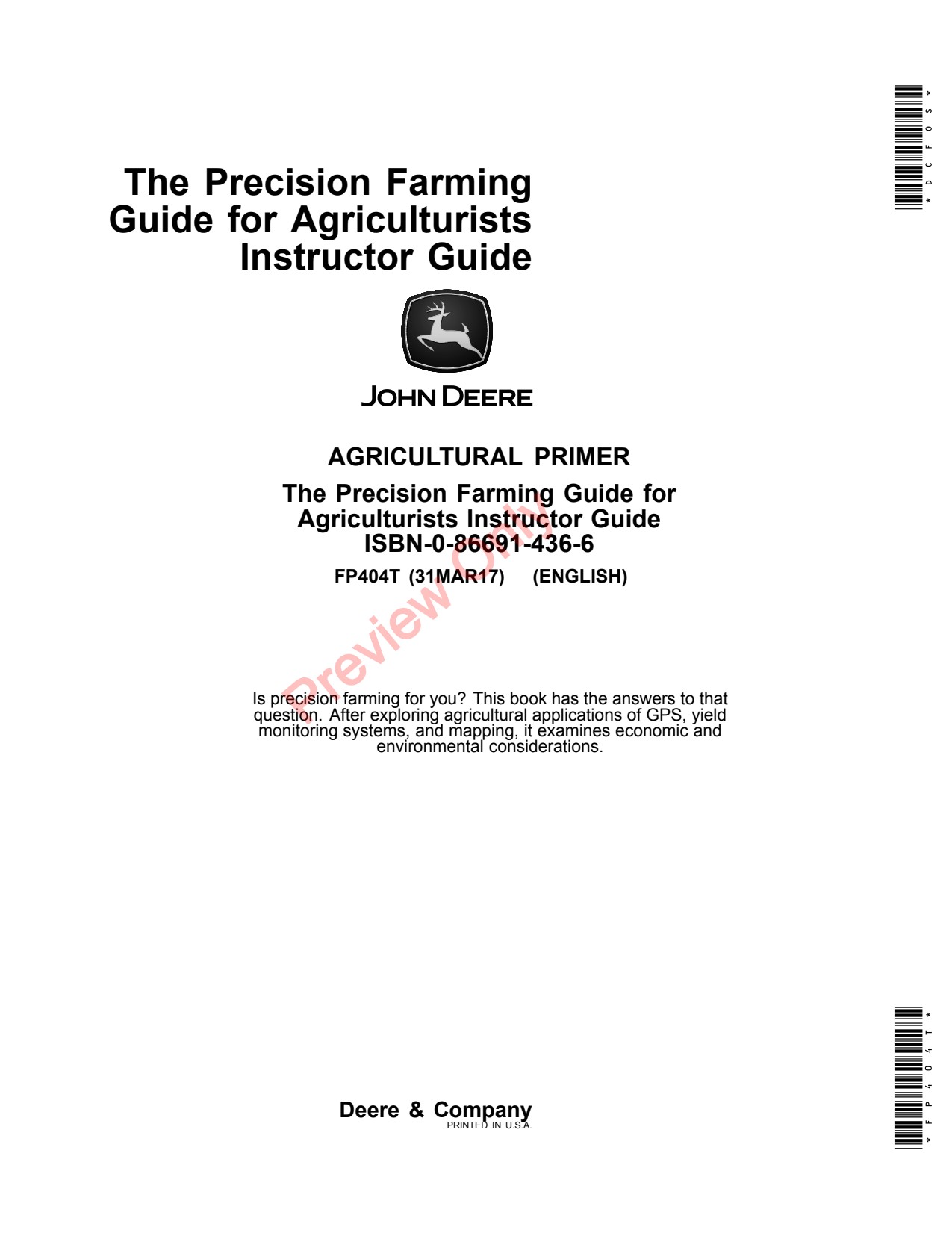 John Deere FP 4TH Educational Material FOS FMO Manual FP404T 1 John Deere FP 4TH Educational Material FOS FMO Manual FP404T