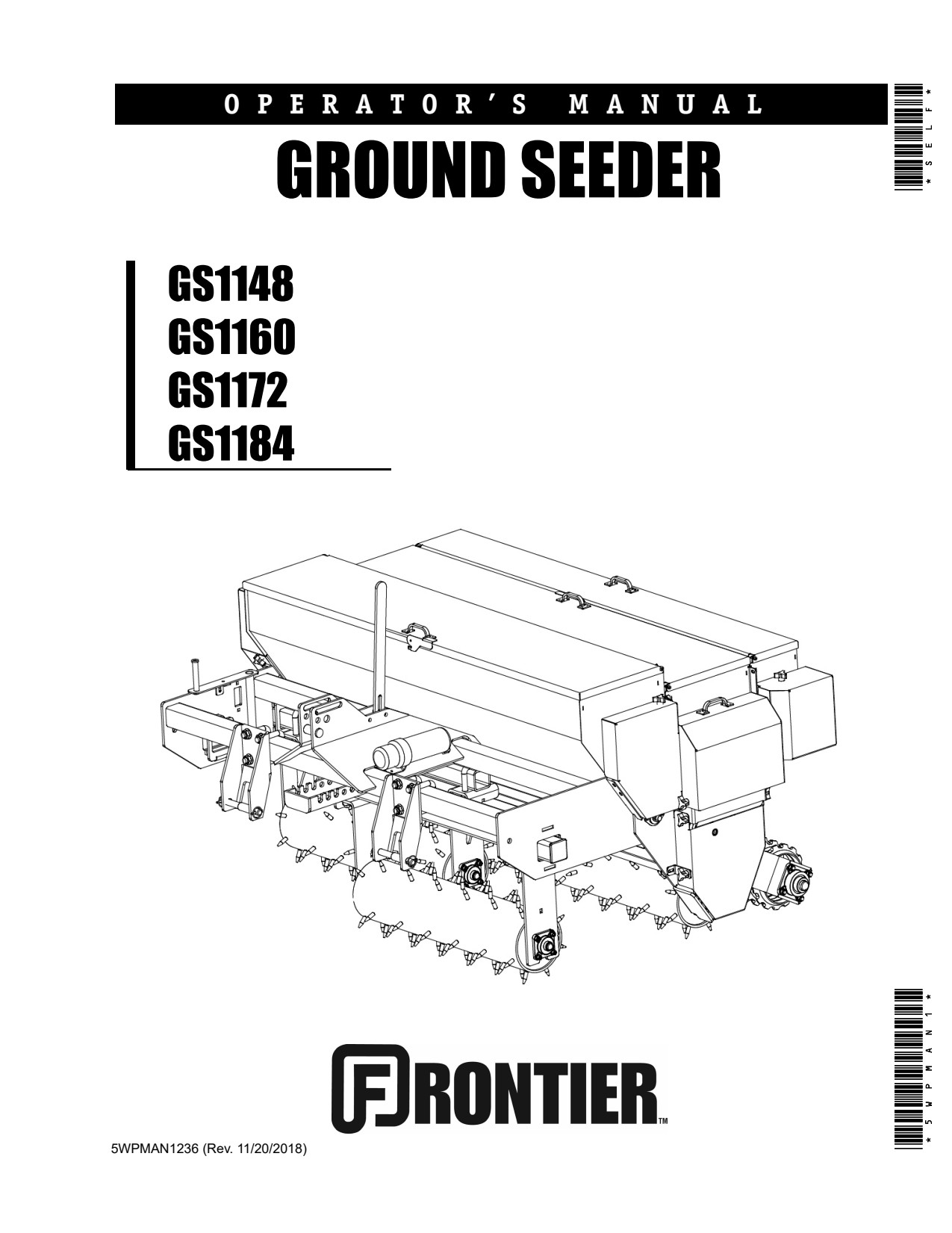 John Deere GS1148 to GS1184 Air Seeder Operator Manual 5WPMAN1236 1 John Deere GS1148 to GS1184 Air Seeder Operator Manual 5WPMAN1236