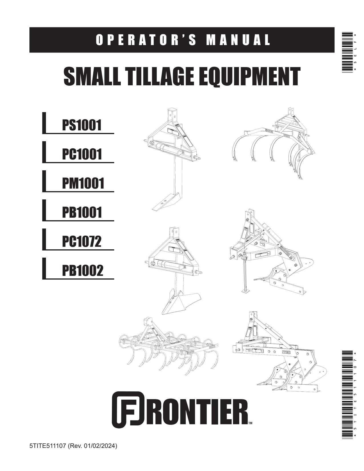 John Deere PB1001 PB1002 PC1001 PC1072 PM1001 PS1001 Attachment Operator Manual 5TITE511107 1 John Deere PB1001 PB1002 PC1001 PC1072 PM1001 PS1001 Attachment Operator Manual 5TITE511107