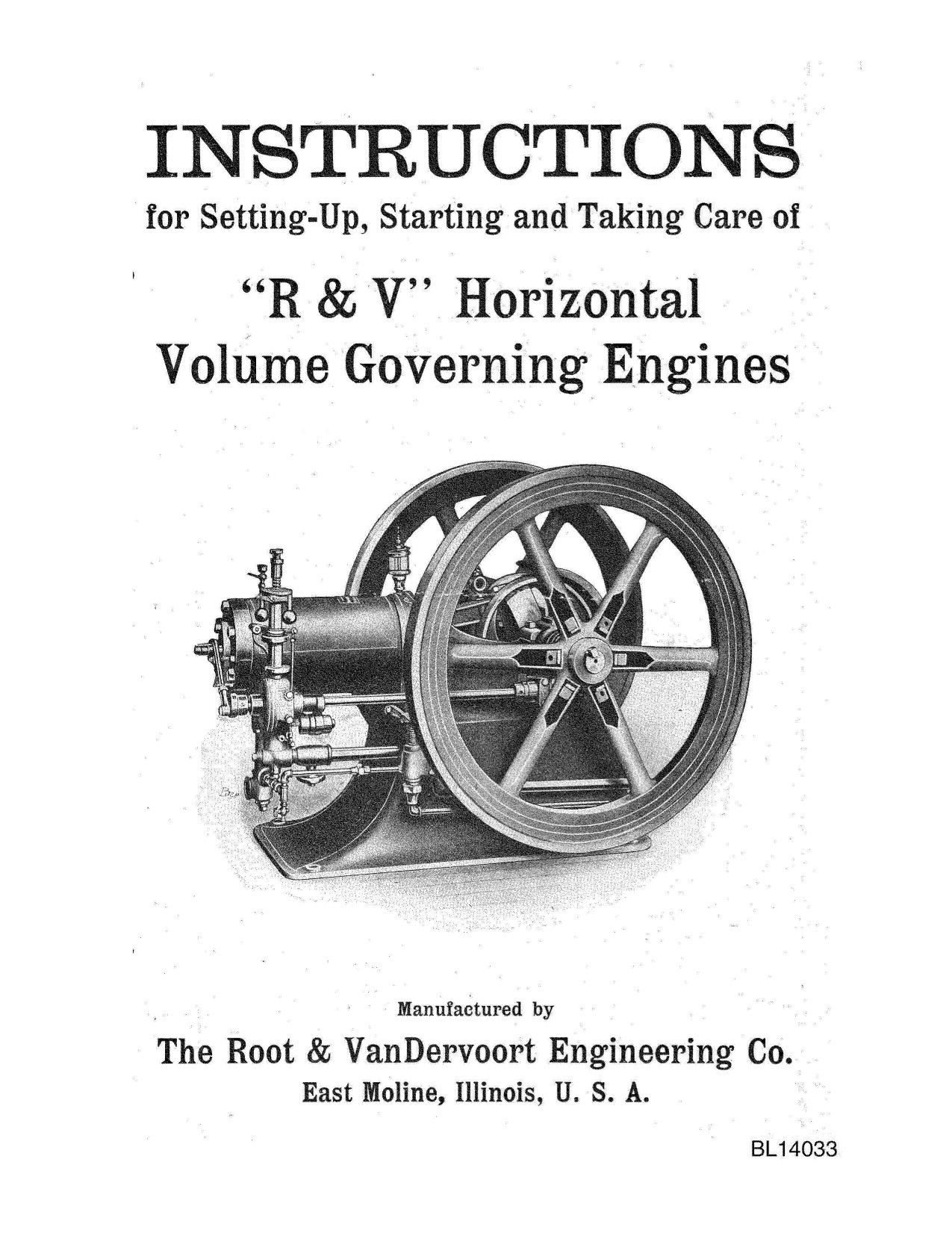 John Deere R V Volume Governing Engine Operator Manual BL14033 1 John Deere R V Volume Governing Engine Operator Manual BL14033