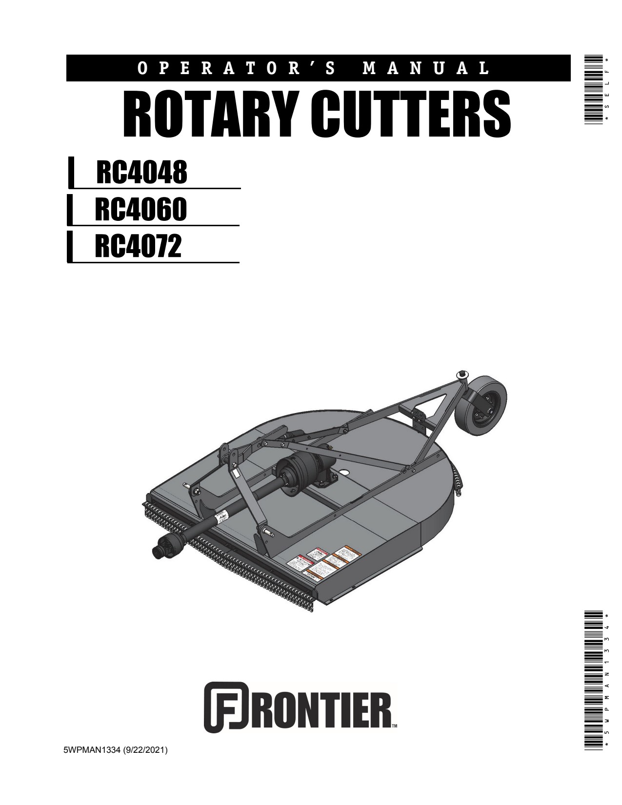 John Deere RC4060 RC4048 RC4072 Rotary Cutter Operator Manual 5WPMAN1334 1 John Deere RC4060 RC4048 RC4072 Rotary Cutter Operator Manual 5WPMAN1334