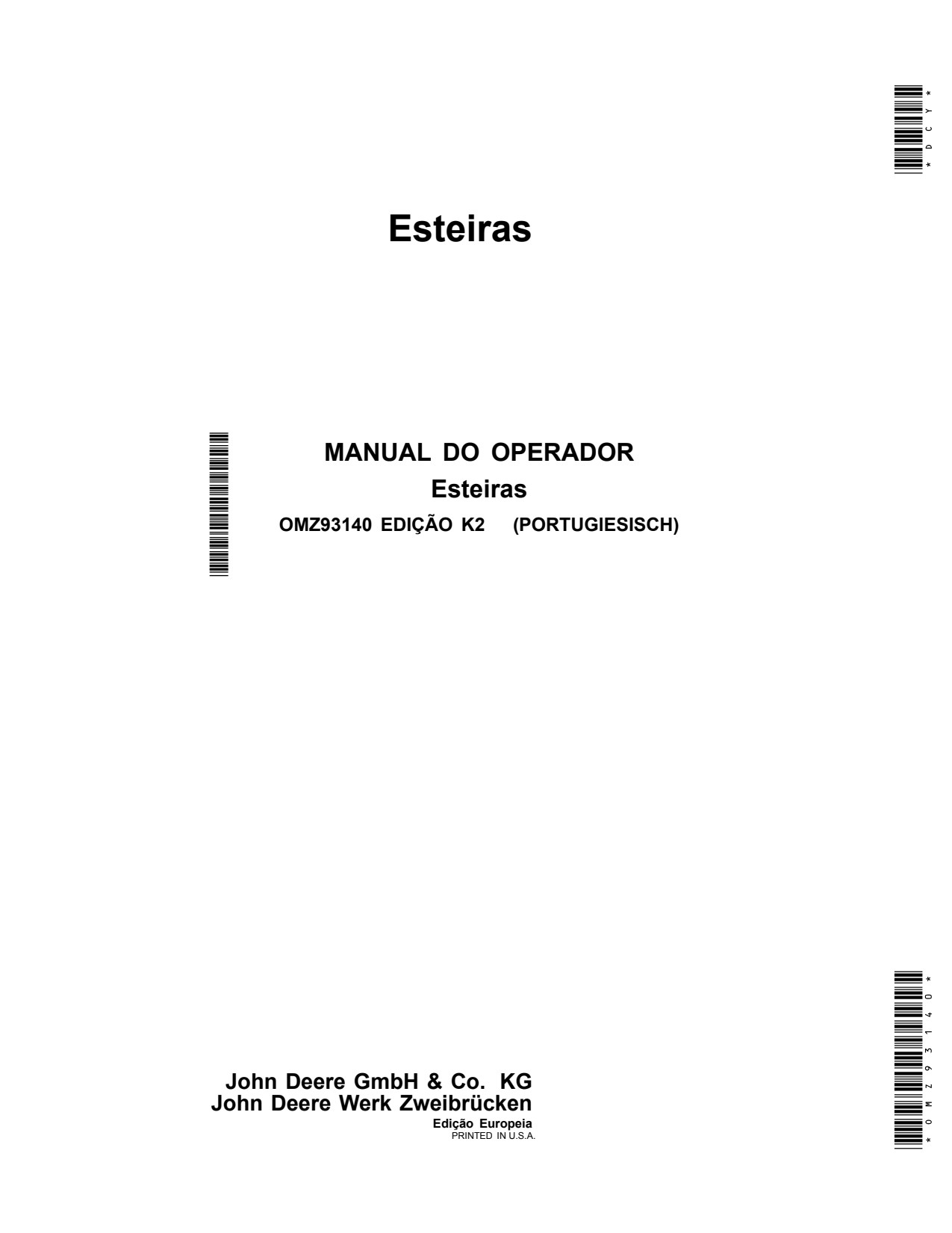 John Deere S660 to S690 S560 S685 Crawler Operator Manual OMZ93140 PT 1 John Deere S660 to S690 S560 S685 Crawler Operator Manual OMZ93140 PT